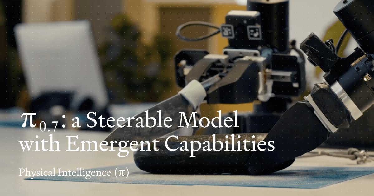 Physical Intelligence pi 0.7 robot demonstrations